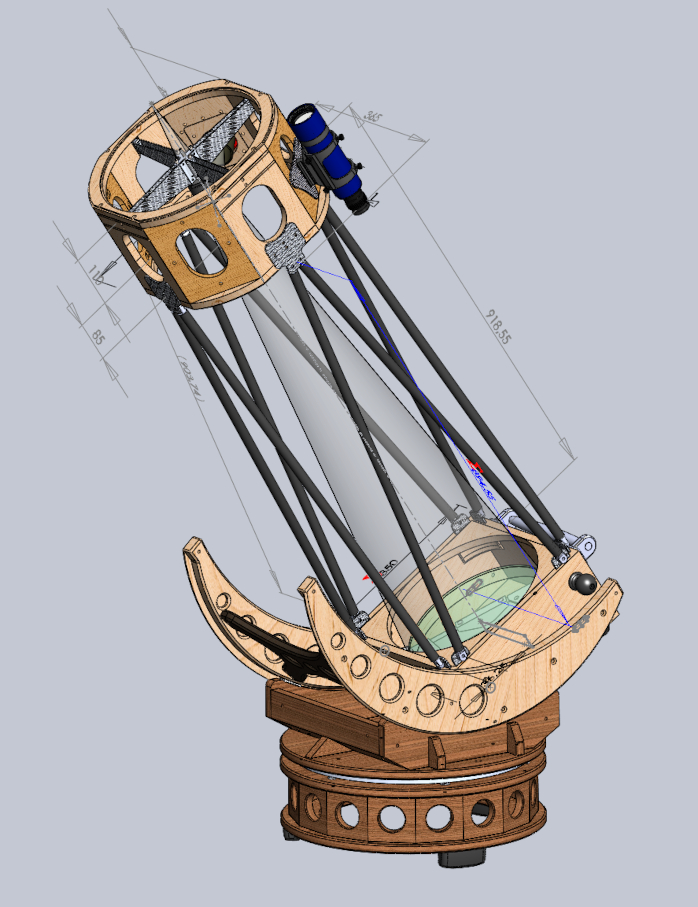 Solidworks telescope design